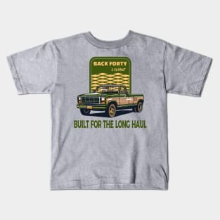 Back Forty, classic truck. Built for the long haul. Kids T-Shirt